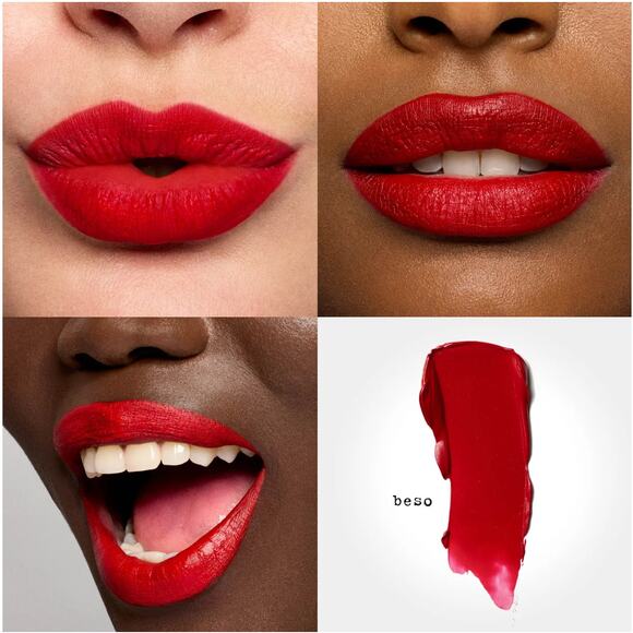 TWO Pack Stila True Red Stay All Day Liquid Lipstick Color Beso - Quantity 2 NIB - Picture 1 of 11